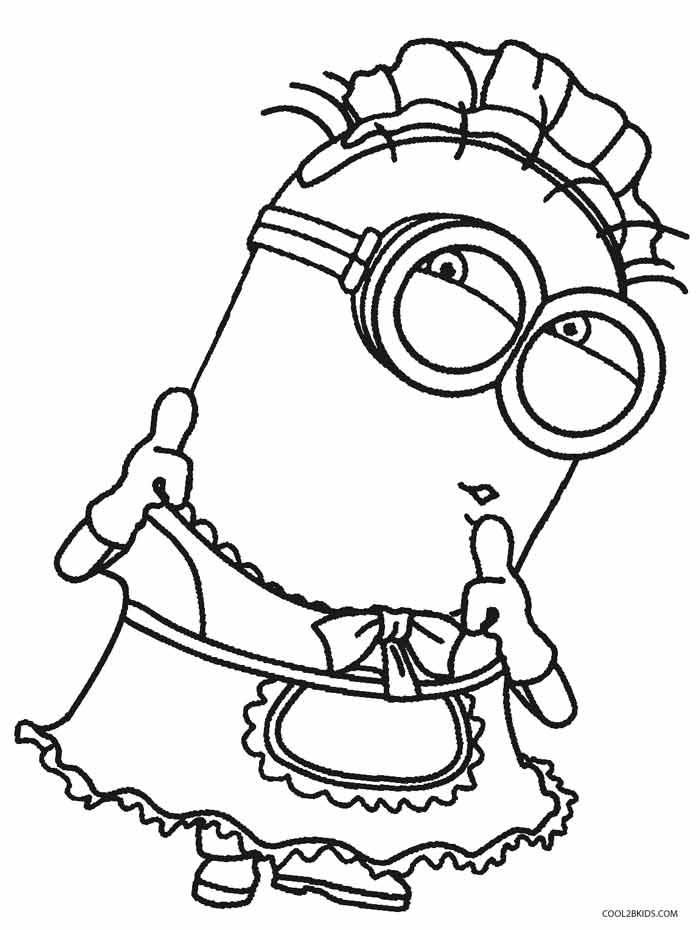 700x930 Printable Despicable Me Coloring Pages For Kids Cool2bkids