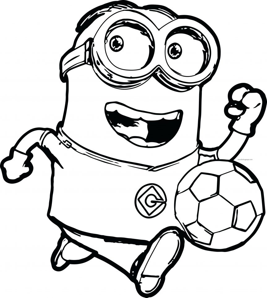 863x964 Minion Coloring Pages Dave Elioleracom Printable. Bob The Minions