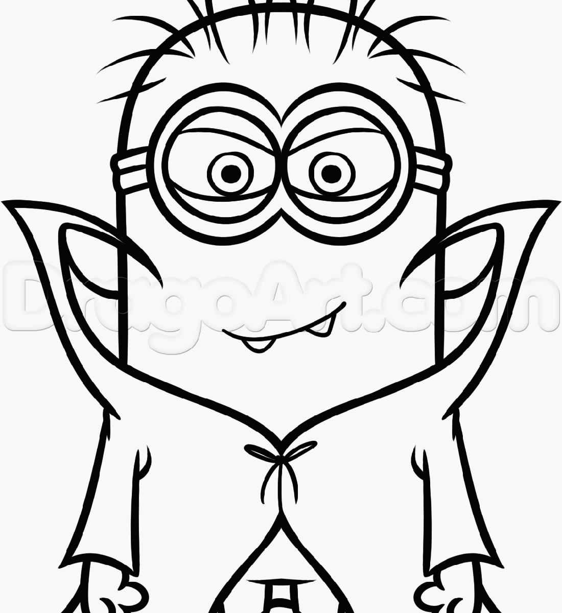 1100x1200 Cute Minion Coloring Pages Cartoon Free Printable Cartoons