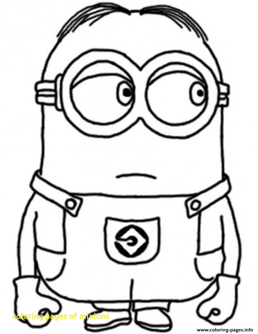 827x1069 Coloring Pages Of Minions With Minion To Colour How To Draw
