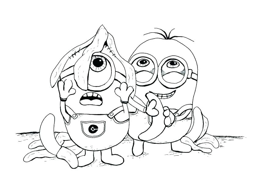 878x614 Minion Coloring Pages Minion Coloring Pages To Print Coloring