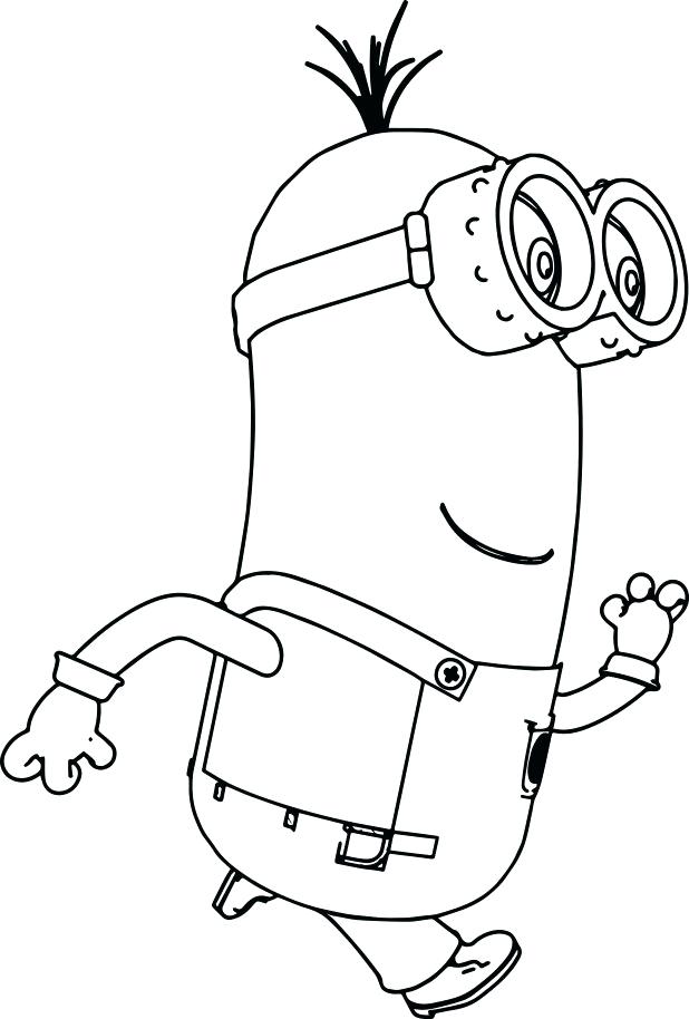 618x914 Minion Coloring Pages To Print Minion Bob Coloring Pages To Print