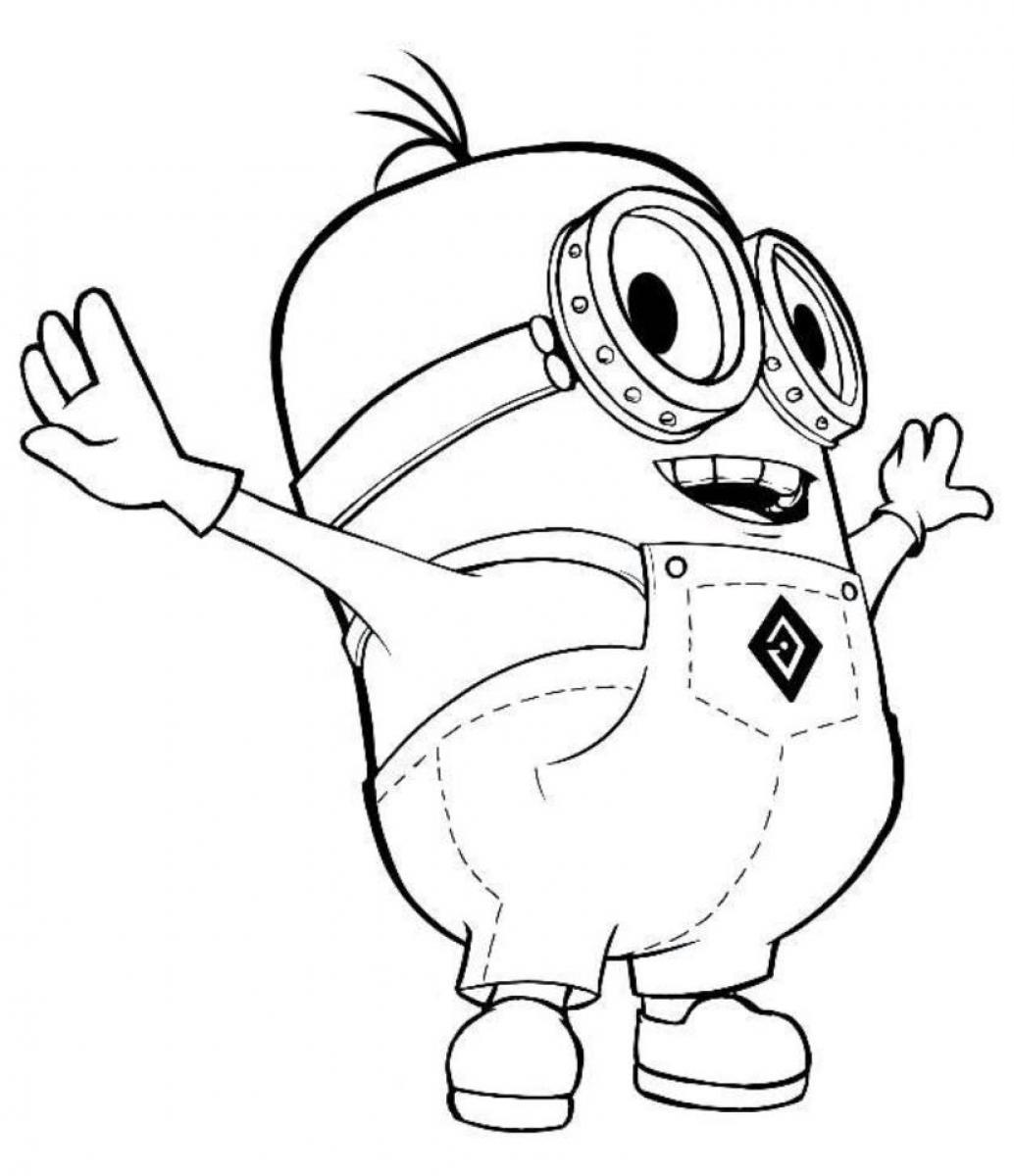 1034x1200 Minions Coloring Pages Bob 402137