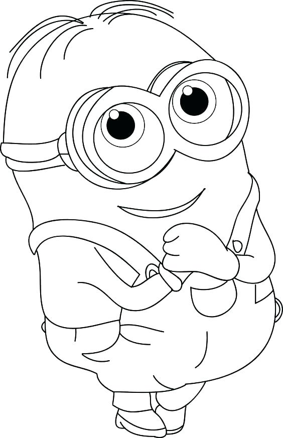 564x873 Minions Coloring Pages