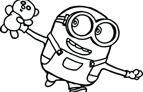 469x304 Coloring Pictures Of Minions Coloring Pages For Girls Minions Bob