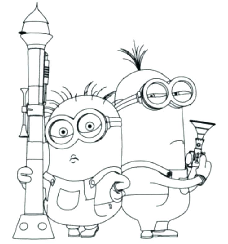 736x787 Minion Printable Coloring Pages Minion Coloring Book In Addition