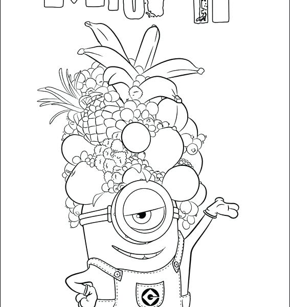 567x600 Top Rated Minion Coloring Pages Pictures Minion Pictures To Colour