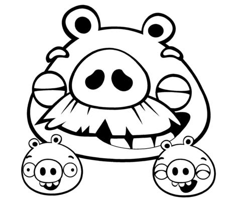 480x396 Foreman Pig And Minions Coloring Page Free Printable Coloring Pages