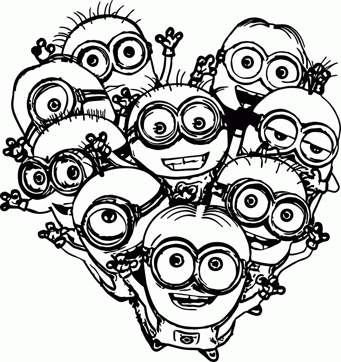 1182x1253 Minions Coloring Pages Bob 402135