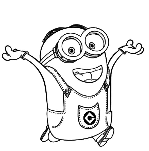 600x610 Minion Color Clipart