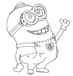 236x248 Step Step 097 How To Draw Kevin The Minion From Despicable Me