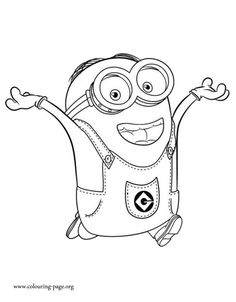 236x302 The Minion Character Girl And Boy Coloring Pages