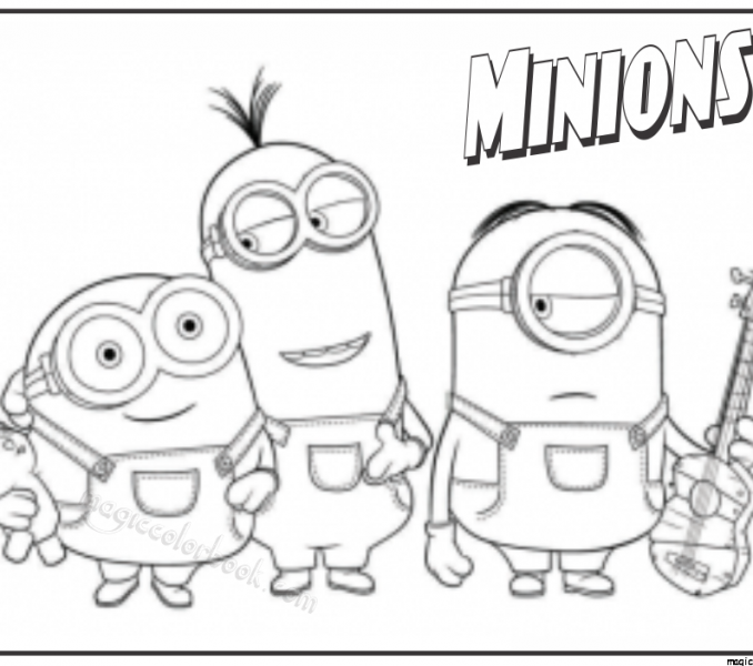678x600 Free Colouring Pages Children Minions Free Coloring Pages
