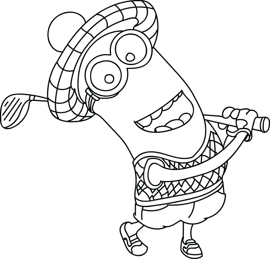 863x829 Minion Coloring Games