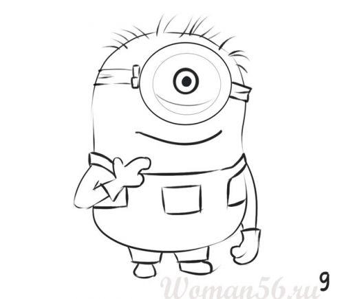 Minions Drawing Step By Step at GetDrawings | Free download