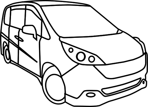 Minivan Drawing at GetDrawings | Free download