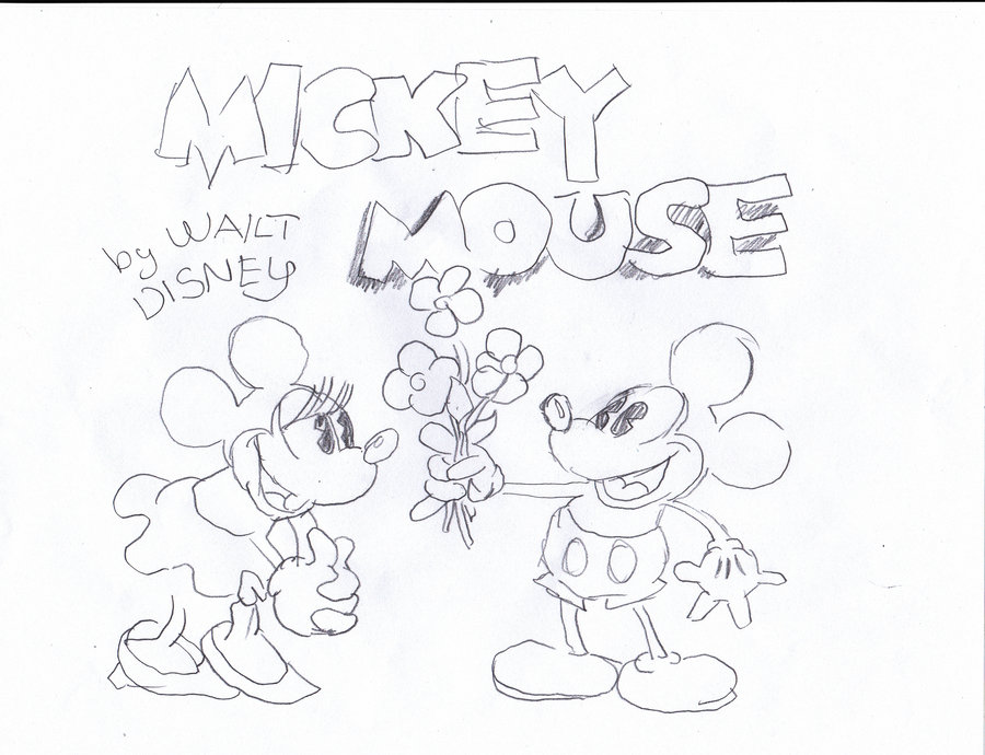900x690 Minnie Mouse And Mickey Mouse First Comic Book By