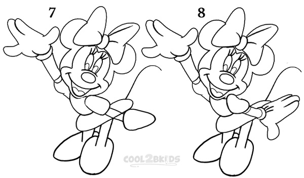 600x352 How To Draw Minnie Mouse (Step By Step Pictures) Cool2bkids