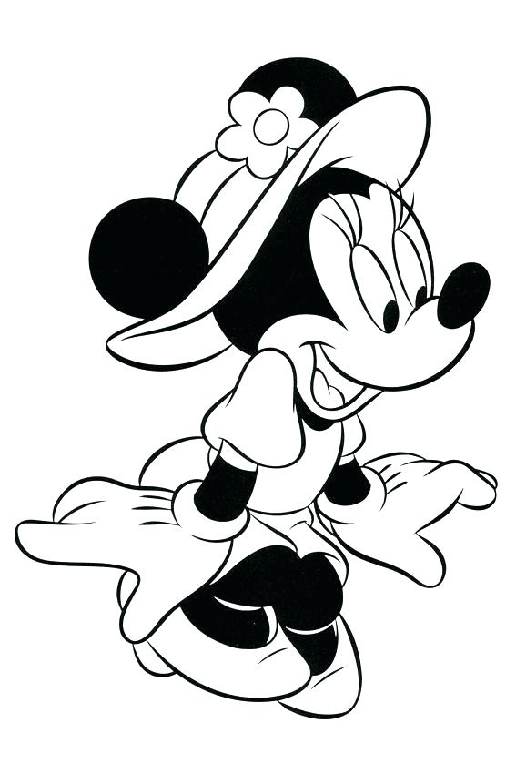 567x850 Baby Minnie Mouse Coloring Pages Mouse Printable Coloring Pages