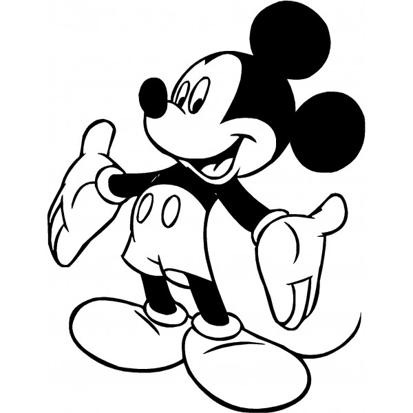 600x600 Drawing Clipart Mickey Mouse