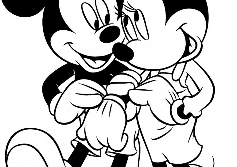 772x544 Remarkable Mickey Mouse Umbrella Was Wearing Rain Coloring Pages