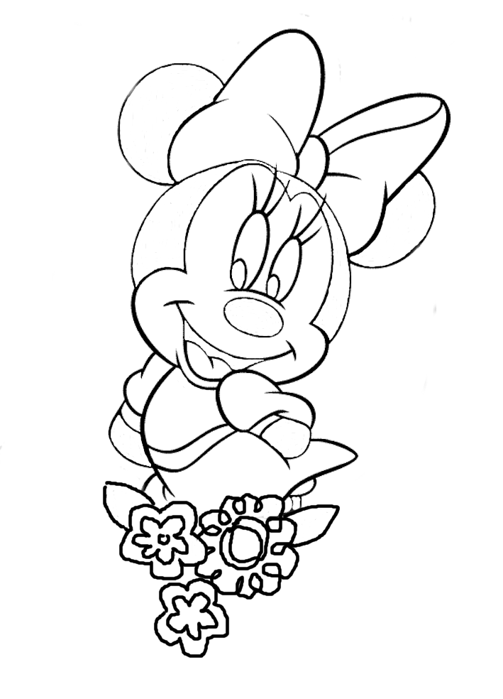 Minnie Mouse Cartoon Drawing at GetDrawings | Free download