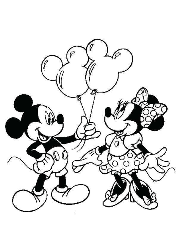 595x842 Free Minnie Mouse Coloring Pages Cute Mickey Mouse Coloring Pages