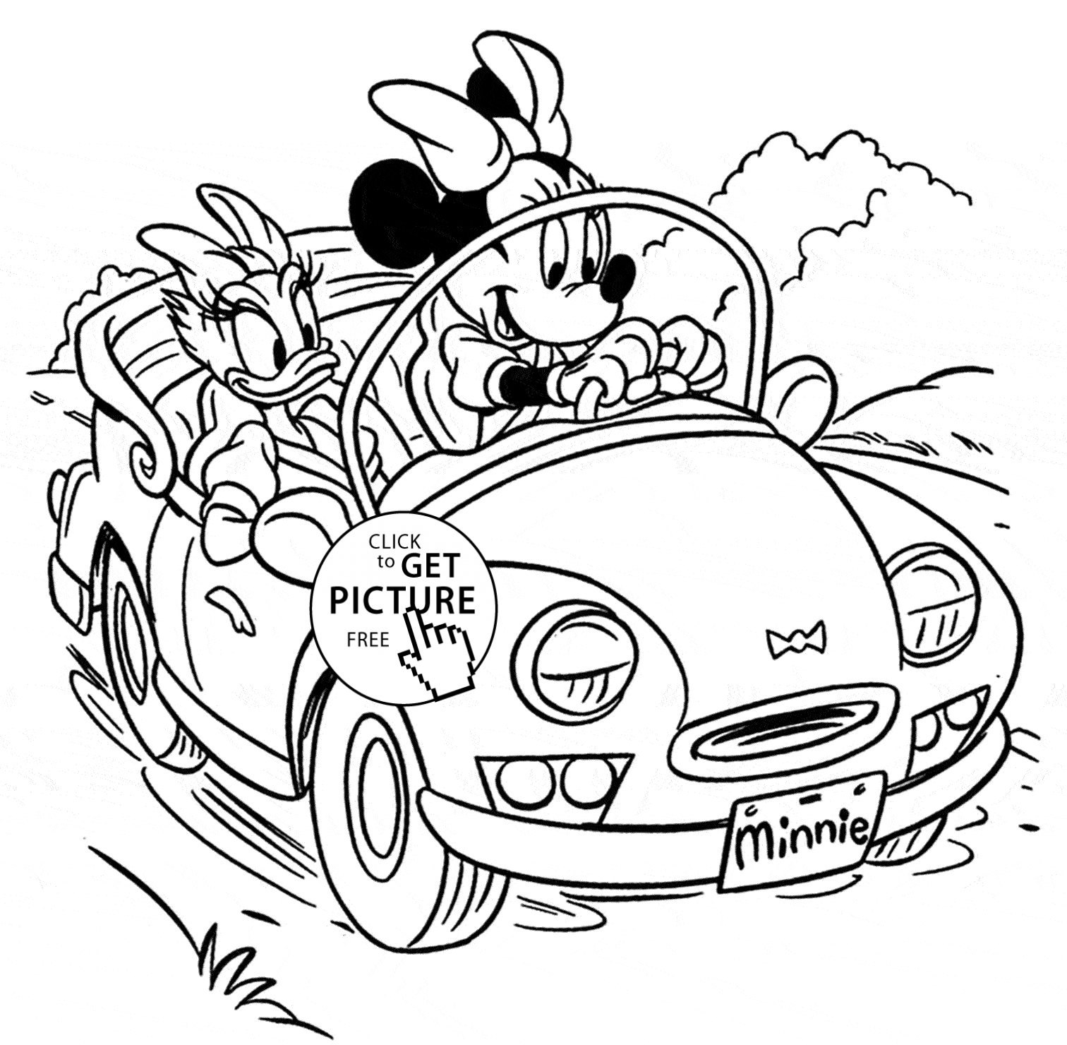 1512x1480 Free Coloring Pages For Girls Minnie Mouse Printable In Fancy Draw