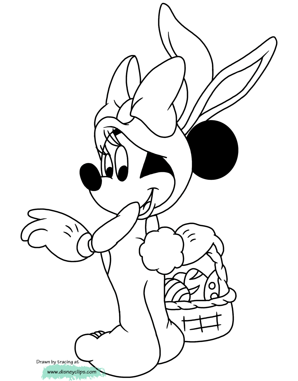 1042x1332 Disney Easter Coloring Pages