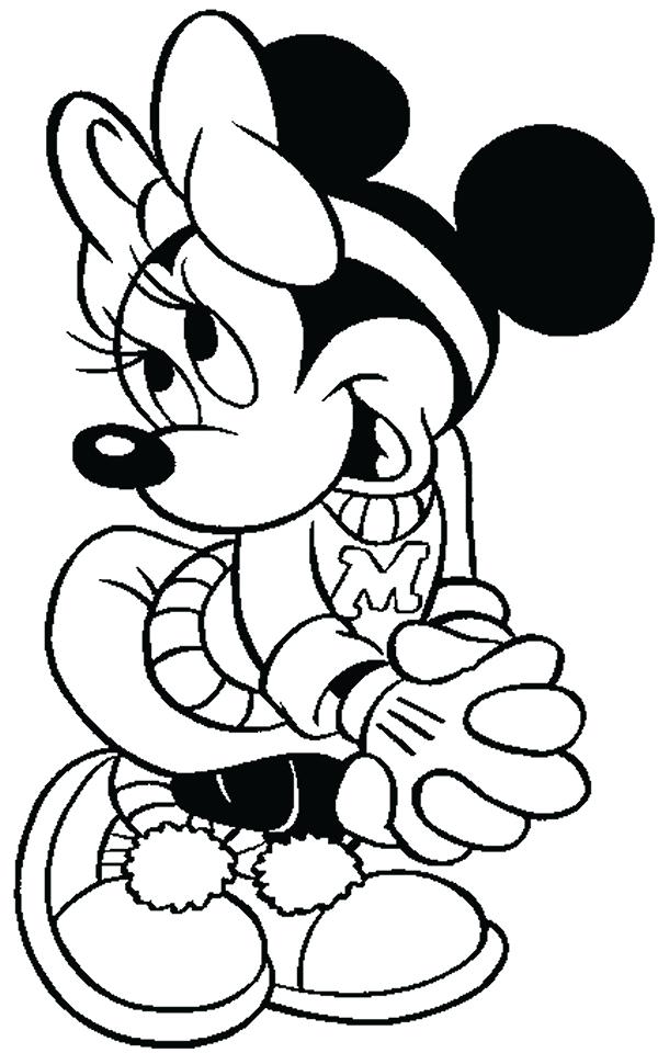 600x960 Minnie Mouse Printable Coloring Pages