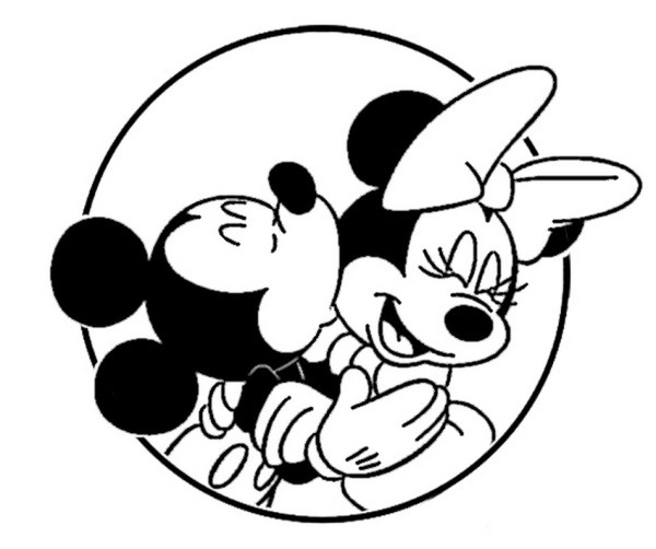 600x502 Mickey Mouse Coloring Pages Free