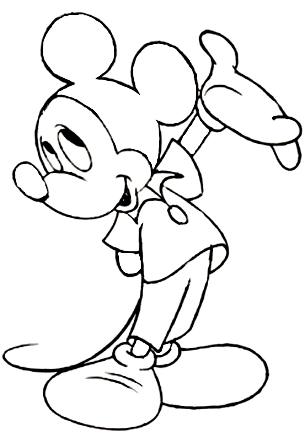 1000x1415 Baby Mickey Mouse Line Drawing Cute Mickey And Minnie Mouse