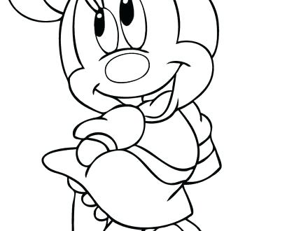 440x330 Minnie Mouse Face Coloring Pages Free Coloring Pages Of Mouse Head