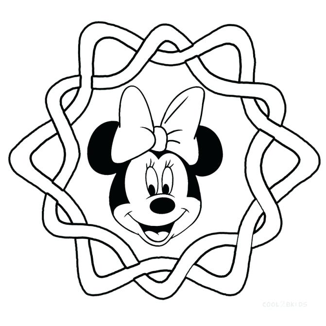 671x671 Printable Coloring Pages Minnie Mouse Face