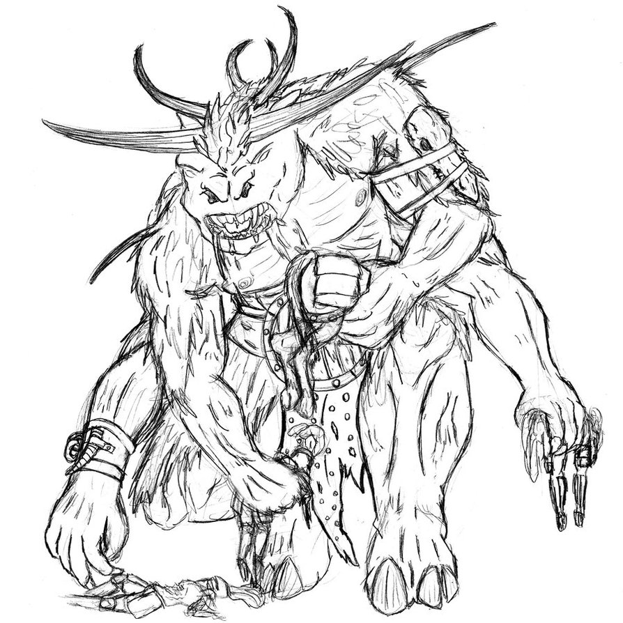 Minotaur Drawing at GetDrawings | Free download