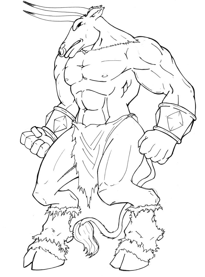 800x1078 Minotaur By Matmusada