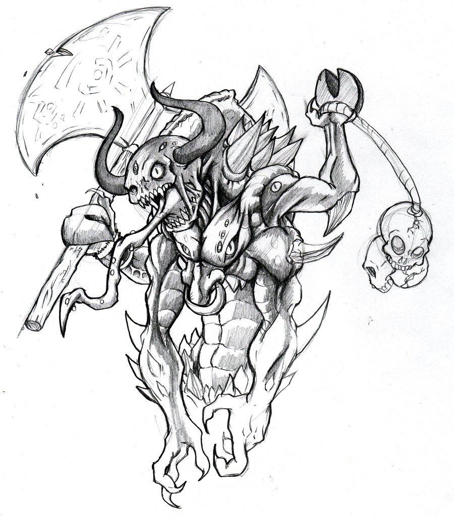 Minotaur Drawing at GetDrawings | Free download