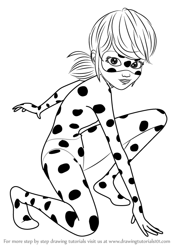598x844 Learn How To Draw Ladybug From Miraculous Ladybug (Miraculous