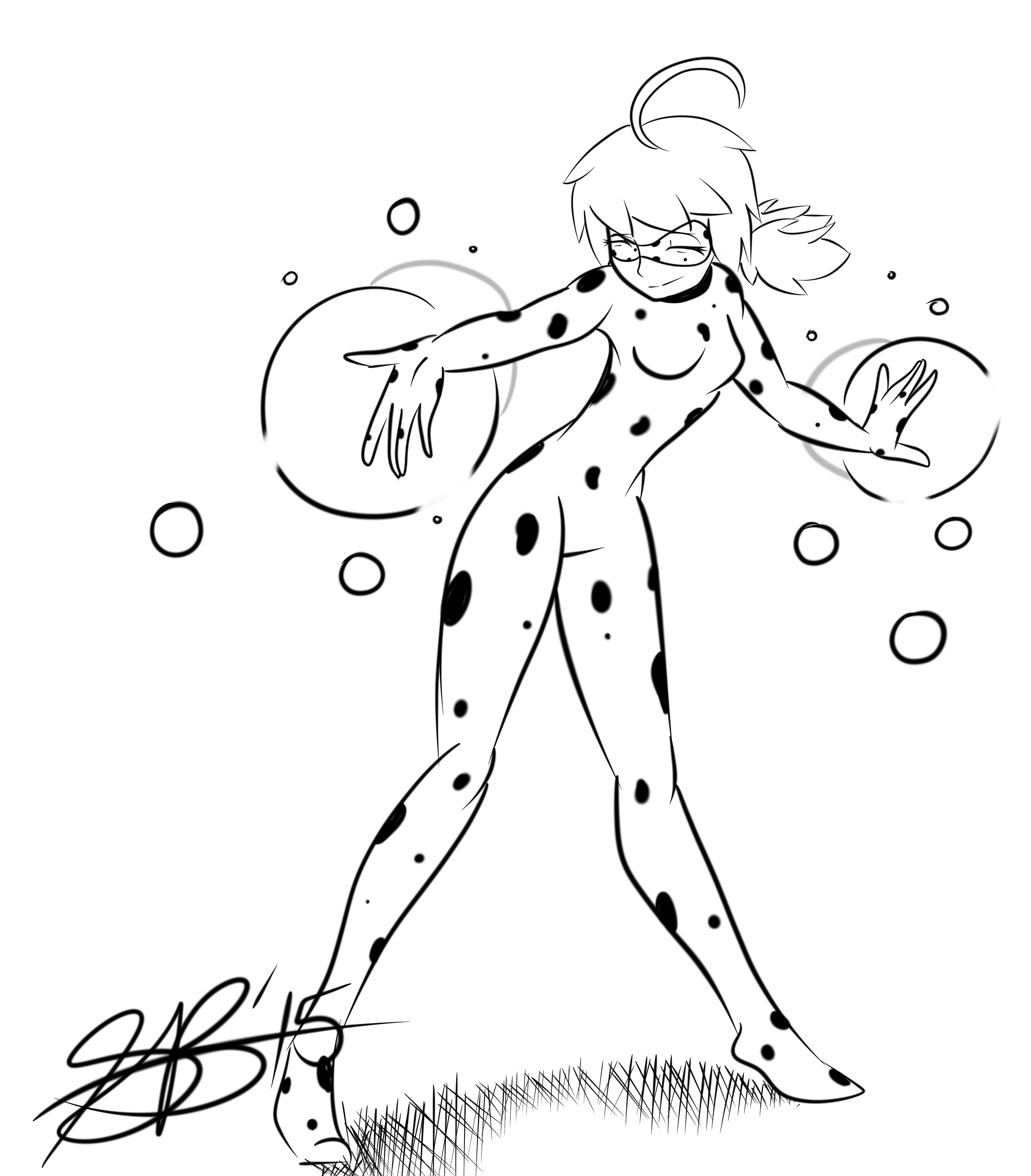 4558x5200 Miraculous Ladybug Lineart By Xxxsketchbookxxx