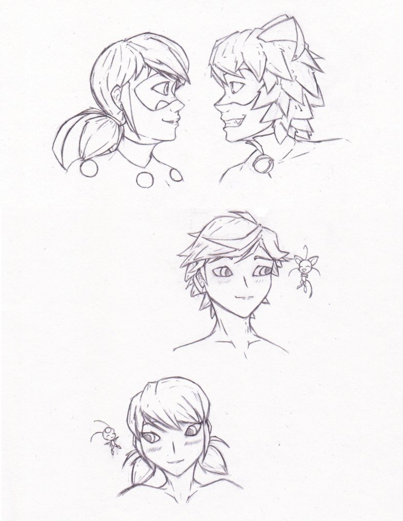 786x1017 Miraculous Ladybug Sketch By Artep89