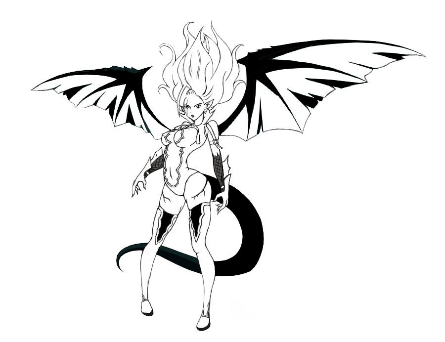 900x692 Mirajane Satan Soul Copy Drawing Decollored By Cobracollos