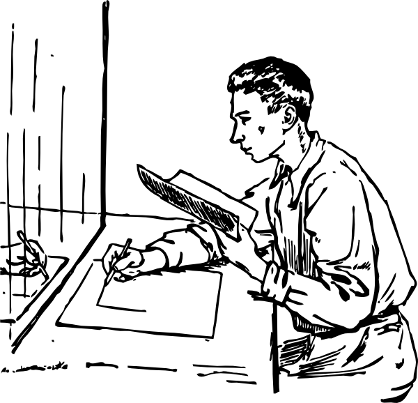 600x578 Mirror Drawing Clip Art Free Vector 4vector