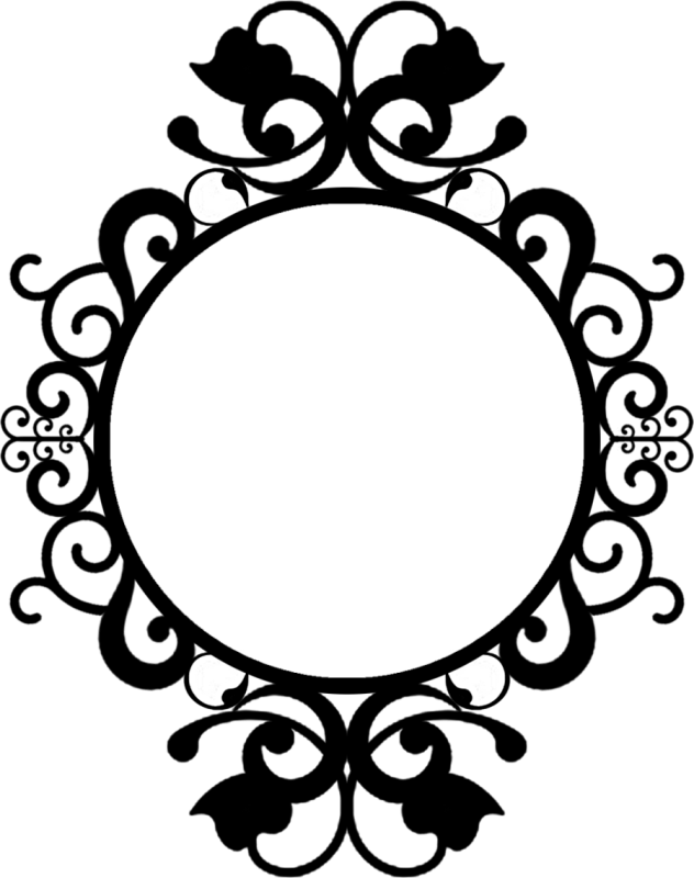632x800 Mirror Frame Clipart