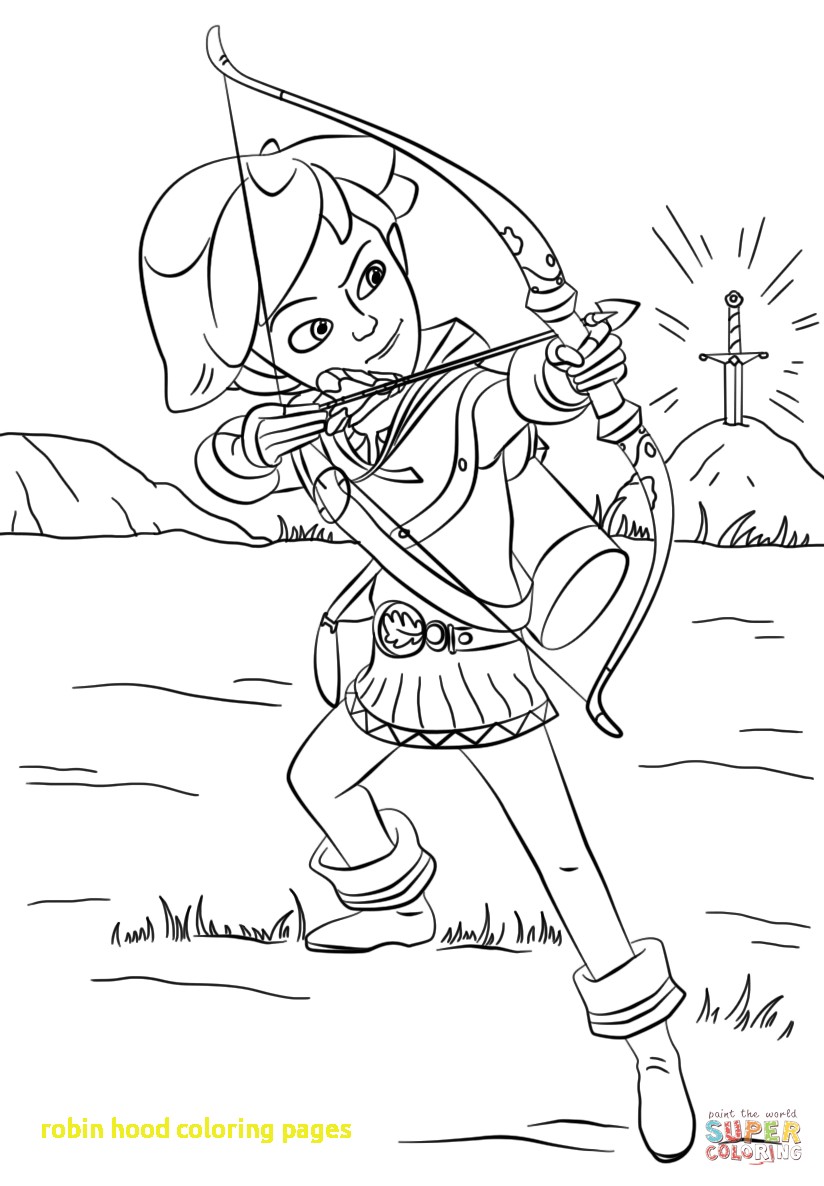 824x1186 Robin Hood Coloring Pages With Robin Hood From Mischief