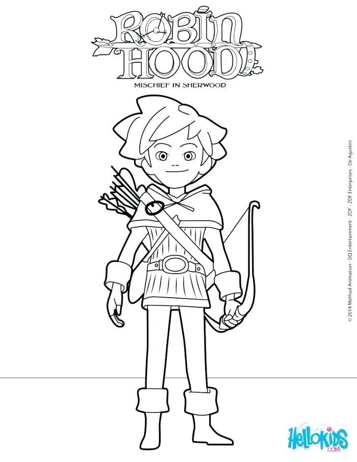 700x905 Awesome Robin Hood Coloring Pages Free Download Gallery Of Colouri
