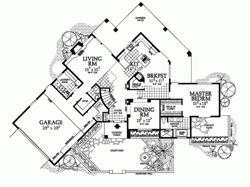 820x615 Eplans Mission House Plan