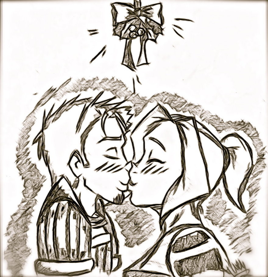 880x908 Dao Kiss Under The Mistletoe By Ainwen27