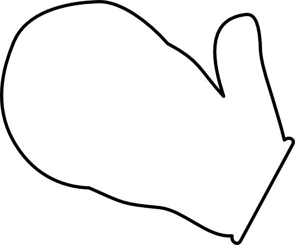 600x500 Mitten Clip Art