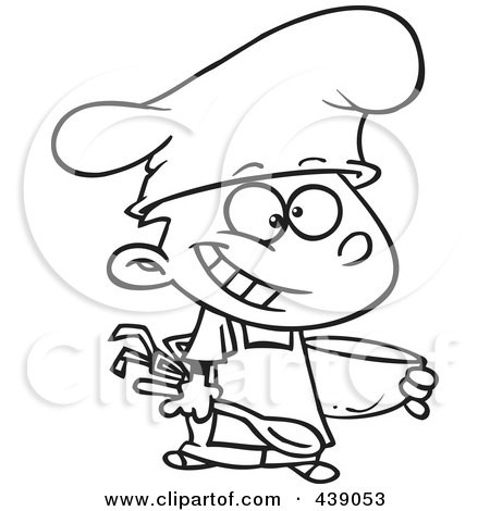 450x470 Royalty Free (Rf) Clip Art Illustration Of A Cartoon Black