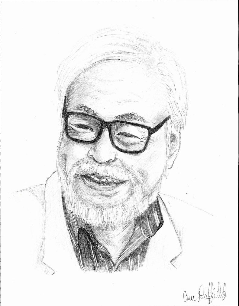 791x1011 Hayao Miyazaki Sketch By Chili0208
